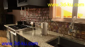 3D打印模型Modern Dream Kitchen的图片