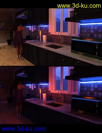 3D打印模型Modern Dream Kitchen的图片