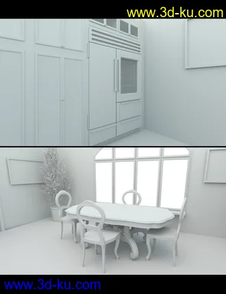3D打印模型Modern Dream Kitchen的图片