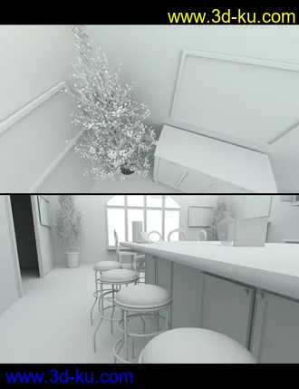 3D打印模型Modern Dream Kitchen的图片