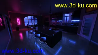 3D打印模型Modern Dream Kitchen的图片