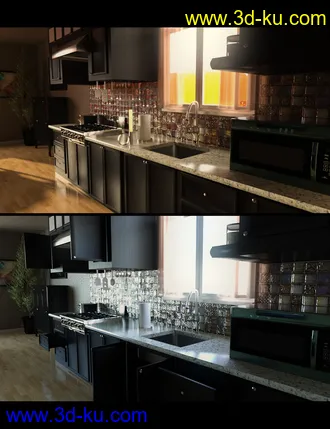 3D打印模型Modern Dream Kitchen的图片
