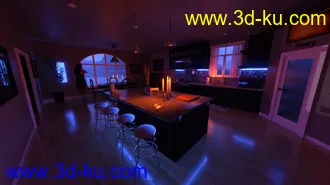 3D打印模型Modern Dream Kitchen的图片
