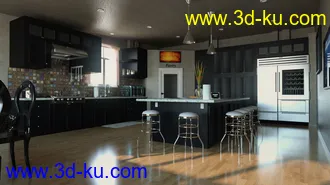 3D打印模型Modern Dream Kitchen的图片