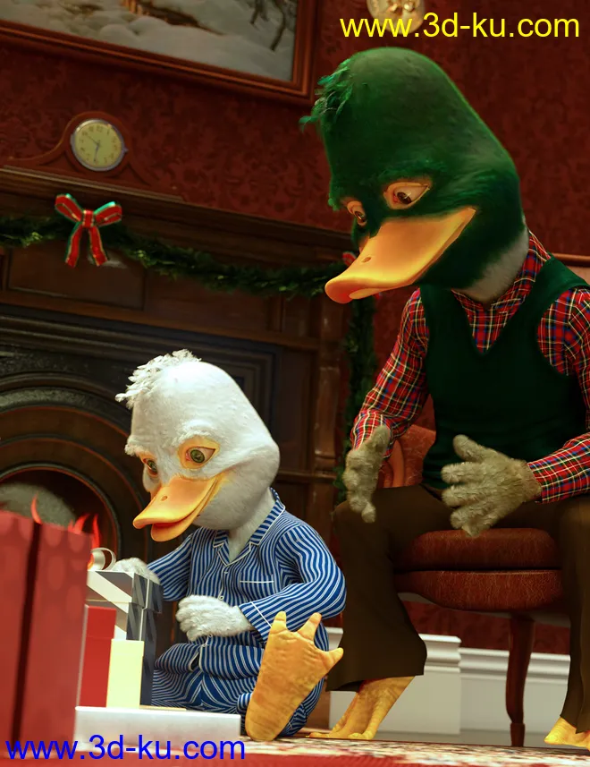 Modern Duckie for Genesis 8 Males模型的图片1