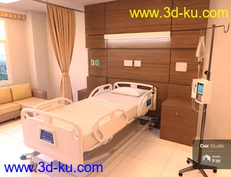 3D打印模型Modern Hospital Room的图片