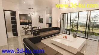 3D打印模型Modern Vacation House的图片