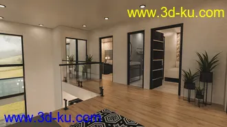 3D打印模型Modern Vacation House的图片