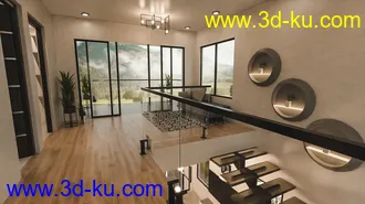 3D打印模型Modern Vacation House的图片