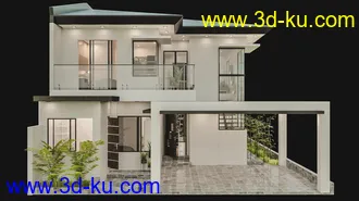 Modern Vacation House模型的图片16