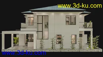 3D打印模型Modern Vacation House的图片