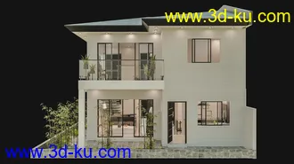 3D打印模型Modern Vacation House的图片