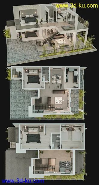 Modern Vacation House模型的图片21