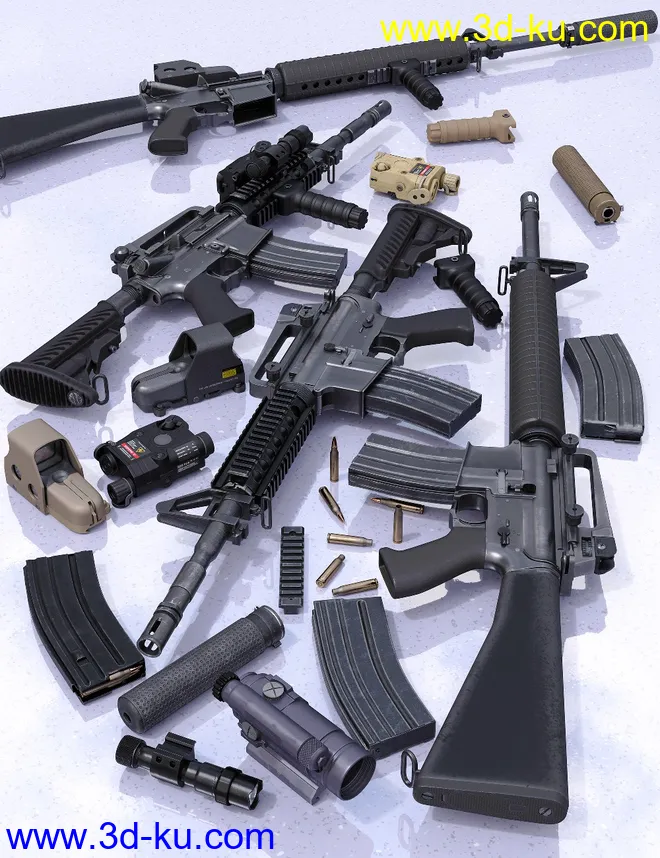Modern Weapons Collection 2模型的图片1