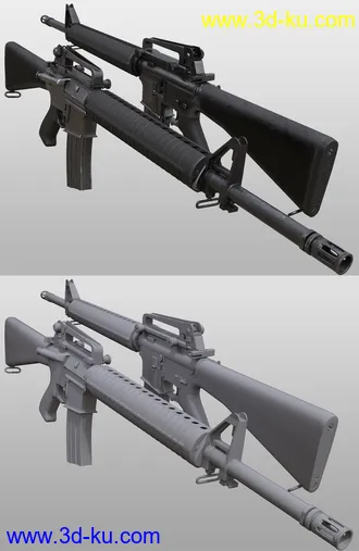 3D打印模型Modern Weapons Collection 2的图片