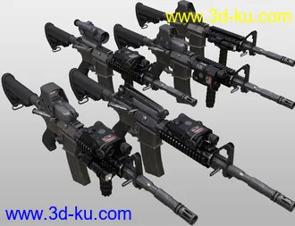 3D打印模型Modern Weapons Collection 2的图片