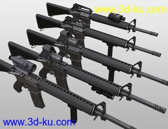 3D打印模型Modern Weapons Collection 2的图片