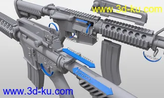 3D打印模型Modern Weapons Collection 2的图片
