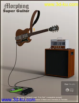 3D打印模型Morphing Super Guitar的图片