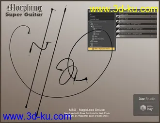 3D打印模型Morphing Super Guitar的图片