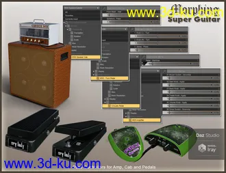 3D打印模型Morphing Super Guitar的图片