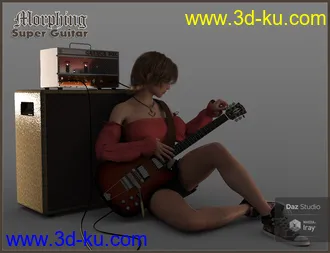 3D打印模型Morphing Super Guitar的图片