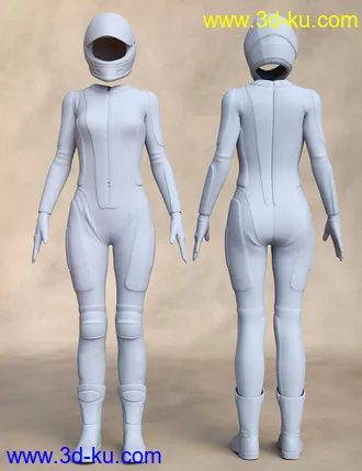 3D打印模型Motorbike Suit Outfit for Genesis 8 Female(s)的图片