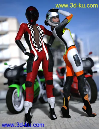 3D打印模型Motorbike Suit Outfit Textures的图片