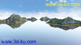 3D打印模型Mountain Lakes and Forests的图片