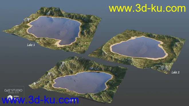 Mountain Lakes and Forests模型的图片4