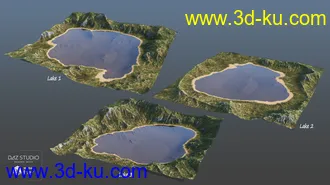 3D打印模型Mountain Lakes and Forests的图片