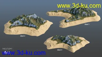 3D打印模型Mountain Lakes and Forests的图片