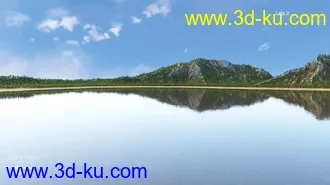 3D打印模型Mountain Lakes and Forests的图片