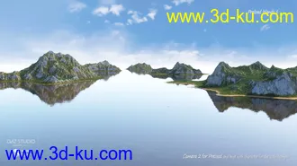 3D打印模型Mountain Lakes and Forests的图片