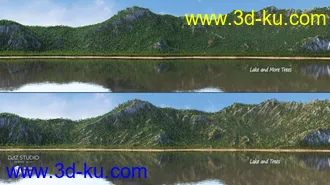 3D打印模型Mountain Lakes and Forests的图片