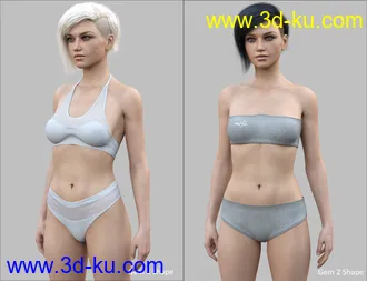 3D打印模型MRL Gem for Genesis 8 Female的图片