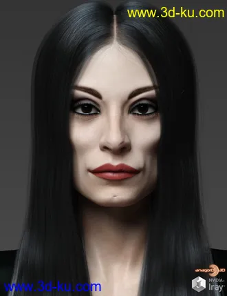 3D打印模型Mrs Black HD for Victoria 8的图片