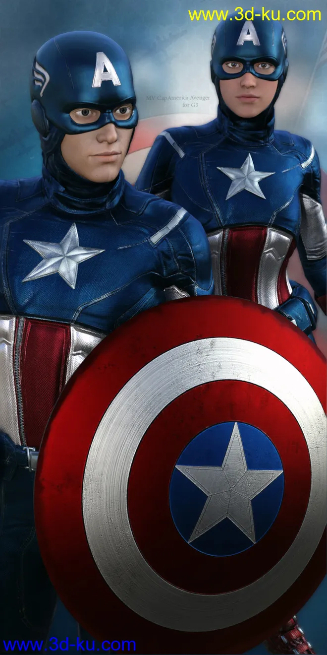MV CapAmerica Avengers for G3模型的图片1