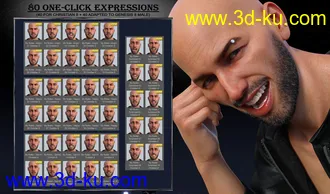 3D打印模型My Rules - Expressions for Genesis 8 Male and Christian 8的图片