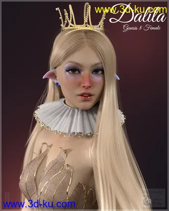 3D打印模型MYKT Dalila for Genesis 8 Female的图片