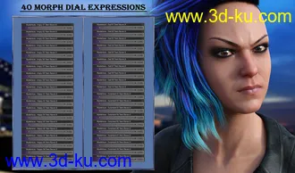 3D打印模型Mysterious - Expressions for Genesis 8 Female的图片