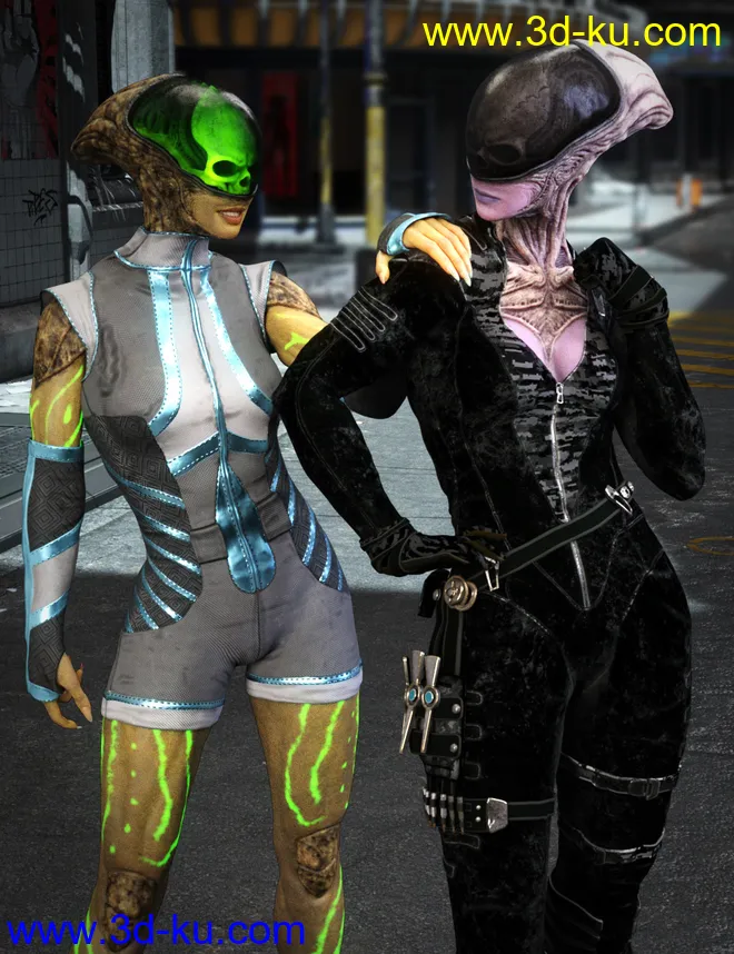 Mysterious Alien HD for Genesis 8 Female模型的图片10