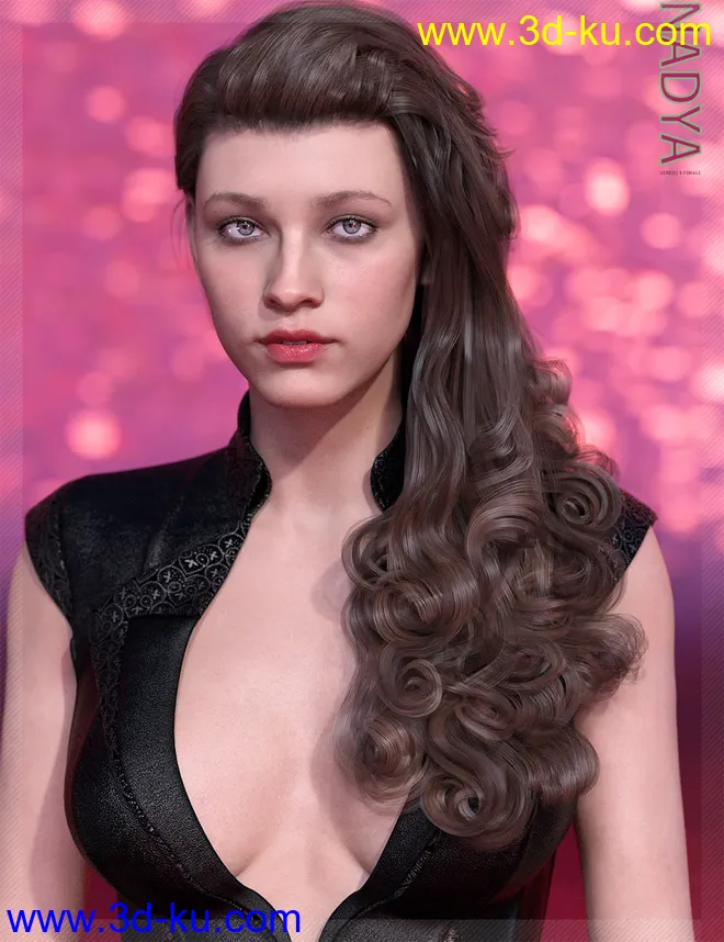 Nadya HD & Smile HD Expression for Genesis 8 Female模型的图片3