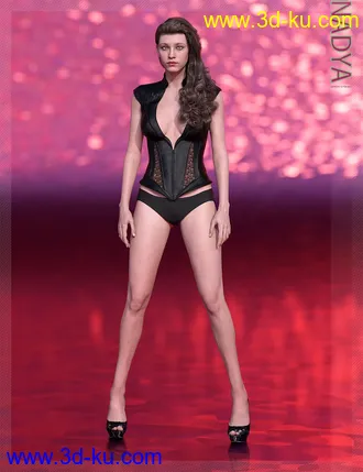 3D打印模型Nadya HD & Smile HD Expression for Genesis 8 Female的图片