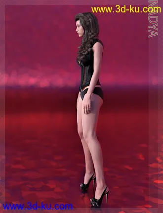 3D打印模型Nadya HD & Smile HD Expression for Genesis 8 Female的图片