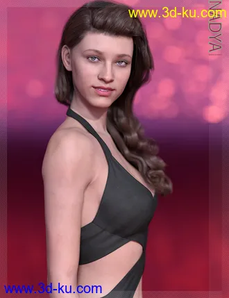 3D打印模型Nadya HD & Smile HD Expression for Genesis 8 Female的图片