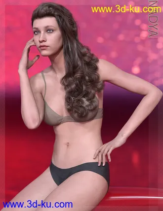 3D打印模型Nadya HD & Smile HD Expression for Genesis 8 Female的图片