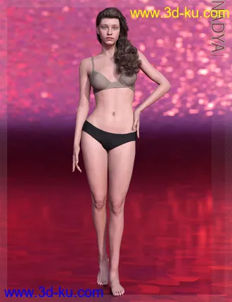 3D打印模型Nadya HD & Smile HD Expression for Genesis 8 Female的图片