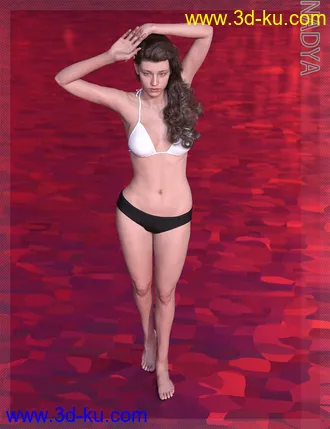 3D打印模型Nadya HD & Smile HD Expression for Genesis 8 Female的图片
