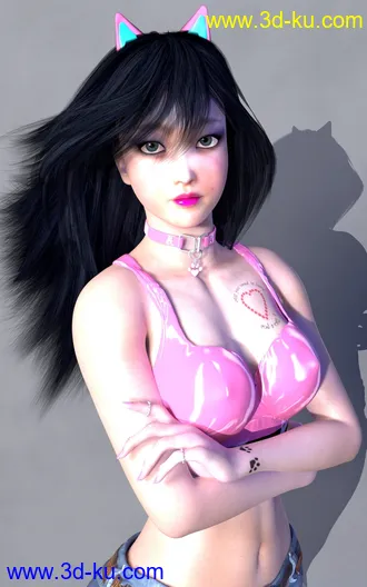 3D打印模型Neko La Femme的图片